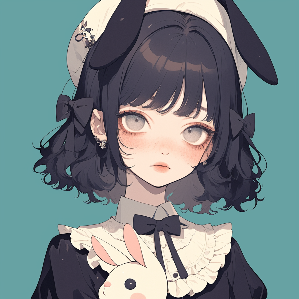 うさぎ風少女のアイコン